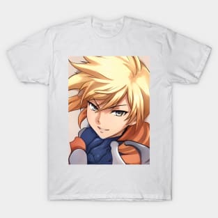 Blonde Hair Anime Boy T-Shirt